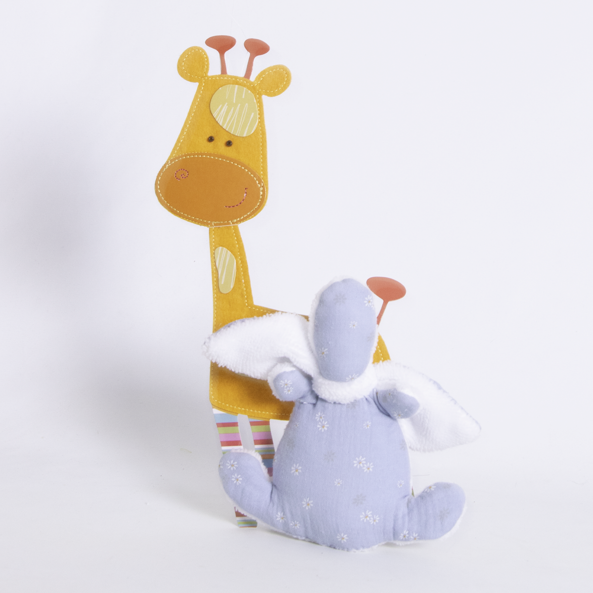 Doudou o dudu en forma d’angelet, artesanal